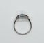 Art Deco Style Platinum Emerald Cut Aquamarine & Diamond Engagement Ring Carousel 19