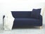 Sofa Cover High Stretch Couch Cover Two Seat-Blue Carousel 3