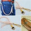 3 Sizes Solid Brass KeyChain Key Ring Belt U Hook Wallet Chain Key Clip Hook Carousel 6