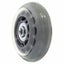 2pcs 70mm Clear Luggage Suitcase Replacement Rubber Wheel Roller Suitcase Repair Carousel 3