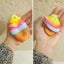 2PCS Ice Cream Soft Slow Rising Squeeze Toys Interesting Squishy Antistress Carousel 2