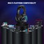 4D Gaiming Headset Noise Cancelling Bass Surround Sound 16.8 Million RGB Backlit Carousel 6