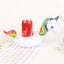4PCS Swan Inflatable Swimming Ring For Drink Can Cup Holder Beach Poll Baby Kids Carousel 3