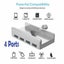 Aluminum Alloy 4 Ports USB 3.0 Type-A Clips HUB Adapter Converter 5Gbps Carousel 2