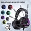 Gaming Headphones PS4 Headset Mic Surround Sound RGB LED Noise Canceling Earpads Carousel 9
