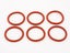 6 x 45mm/5mmTube Dampers Silicone O-Ring fit KT88 KT66 tube audio Amps (EP051) Carousel 1