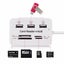Multifunction MS/SD/M2/TF Memory Card Reader Combo High Speed 3 Port USB 3.0 HUB Carousel 5