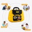 Power Tool DIY Set Kids Building Drill Hammer Workshop Case Pretend Play Toy Carousel 3