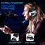 PS4 Gaming Headset Surround Sound Xbox One Headset Noise Canceling Mic LED Light Carousel 4