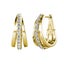 18K Gold Crystal Necklace "Regina" Carousel 4