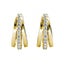 18K Gold Crystal Necklace "Regina" Carousel 5