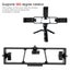 Triple Multi-function Live Broadcast Extension Bracket Smartphone Camera Stand Carousel 5