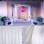 White Sheer Silk Drapes Panels Hanging Curtains Backdrop Home Wedding Party Deco Carousel 1