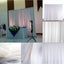 White Sheer Silk Drapes Panels Hanging Curtains Backdrop Home Wedding Party Deco Carousel 3