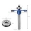 1/4 Inch Shank Biscuit Joiner Cutter Router Bit With Bearing Woodworking Cutter Carousel 7