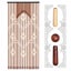 Wooden Sticks Beaded Curtain Doorway Bamboo Blinds Fly Screen Door Carousel 3