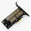 JEYI SK6 M.2 NVME SSD NGFF to PCI-E X4 Adapter M-Key B-Key Dual Interface Card S Carousel 3