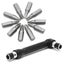 10Pcs Right Angle/L-shaped Extension Handle Hex Socket Wrench Bits Kit Carousel 13