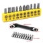 10Pcs Right Angle/L-shaped Extension Handle Hex Socket Wrench Bits Kit Carousel 11