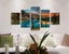 Wall Art 5 Panel Canvas Art Print Carousel 1