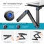 Neewer Portable Adjustable Laptop Stand Desk Table Vented w CPU Fans & Mouse Pad Carousel 5