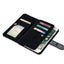 Galaxy A71 5G glitter leather double wallet multi card slots pockets blk Carousel 4