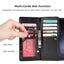 Galaxy A22 4G Luxury Multifunction wallet case 9 card slots & wrist strap blk Carousel 3