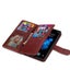 Iphone 15 plus Luxury Multifunction wallet case 9 card & wrist strap brn Carousel 4