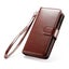 Iphone 15 plus Luxury Multifunction wallet case 9 card & wrist strap brn Carousel 6