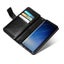 Nokia 8 Multifunction Leather Wallet Case 9 slots 3 pockets & zipper (black) Carousel 4