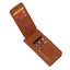 Vivo Y11s leather wallet 9 Card Slots Vertical Flip &zip (brown) Carousel 3