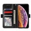 Samsung galaxy A13 PU leather wallet case card slots zip side magnet blk Carousel 5