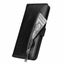Samsung galaxy A13 PU leather wallet case card slots zip side magnet blk Carousel 6