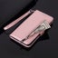 Galaxy A32 5G PU leather wallet case card slots zip side magnet RG Carousel 3