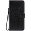 Oppo A75 Pu Leather Wallet Case Embossed Cat & Tree(Black) Carousel 3