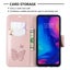 Redmi 10 5g PU leather wallet case embossed twin butterfly RG Carousel 3