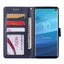 galaxy A06 5g leather wallet case silky finish 3 card 1 pocket navy Carousel 3