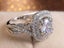 CZ Diamond White Gold Ring Carousel 3