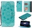 Samsung galaxy a30 PU leather wallet case embossed Mandala pattern (green) Carousel 1