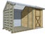 Relocatable Wood & Tool Shed Combo Carousel 3