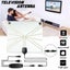 Amplified HDTV Antenna 50-100 Miles Range Digital Indoor TV 1080P HD Signal Carousel 3