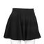 Unique Women's Stretch Waist Plain Skater Flared Pleated Mini Skirt Carousel 3