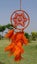 SuSvapnaah Boho Small Orange Feather Dream catcher Carousel 1