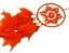 SuSvapnaah Boho Small Orange Feather Dream catcher Carousel 3