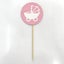 Darling Souvenir Baby Pram Baby Shower Dessert Cupcake Toppers-Baby Pink Carousel 2