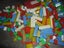 Plastic building blocks Carousel 3