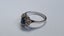 Stunning Vintage 18ct White Gold Sapphire & Eight Cut Diamond Starburst Ring Carousel 2