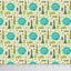 Soimoi 56" Wide 115 GSM USA Theme Architectural Viscose Rayon Sewing By The 1 Yd Carousel 1