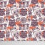 Soimoi 65 GSM Singapore Theme Architectural Print 44 Inches Wide Georgette Carousel 1