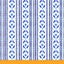 Soimoi Georgette Indigo Blue 65 GSM Shibori Print 44 Inches Wide 1Yd Craft Deco Carousel 1